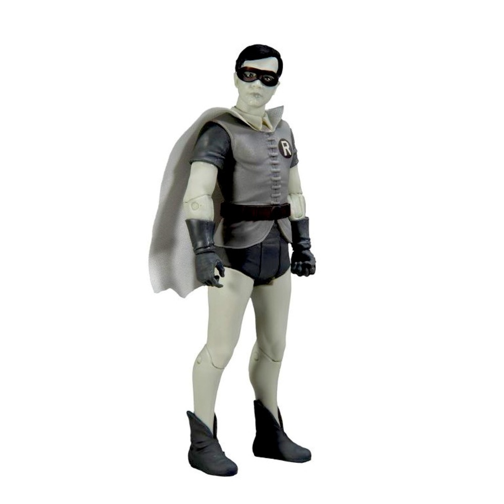 2022 McFarlane DC - Batman Classic 1966 TV Series Figure: ROBIN (Black & White)